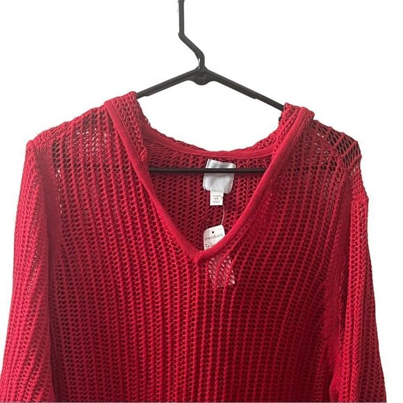 Dressbarn Sunday Crochet Pullover Top Sz 2X - Picture 2 of 7